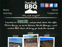 Tablet Screenshot of overlookbbq.com